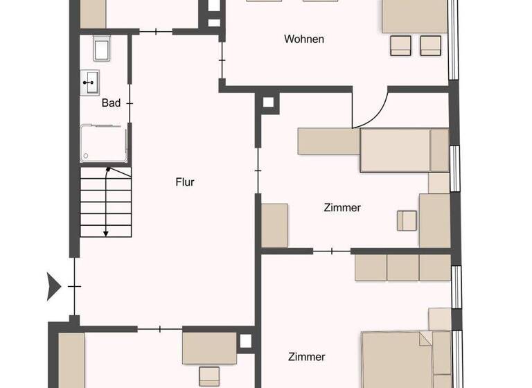 Wohnung zum Kauf 419.000 € 4 Zimmer 112 m² Bad Cannstatt Stuttgart / Bad Cannstatt 70372