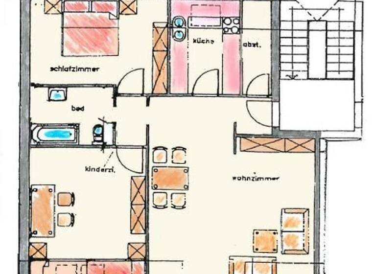 Wohnung zur Miete 365 € 3 Zimmer 70 m² 2. Geschoss In der Huthweide Untermaßfeld 98617