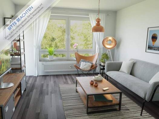 Wohnung zur Miete 529 € 3 Zimmer 62,7 m² 3. Geschoss frei ab 09.03.2026 Hans-Böckler-Straße 16 Lüttringhausen Remscheid 42899