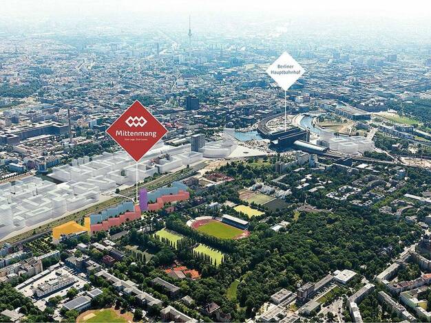 Studio zur Miete 900 € 1 Zimmer 26 m² frei ab 01.09.2026 Lehrter Strasse 24b Moabit Berlin 10557