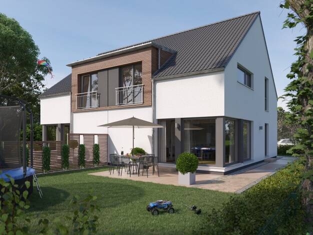 Doppelhaushälfte zum Kauf 486.000 € 4 Zimmer 123,7 m² 447 m² Grundstück Groß Machnow Rangsdorf 15834