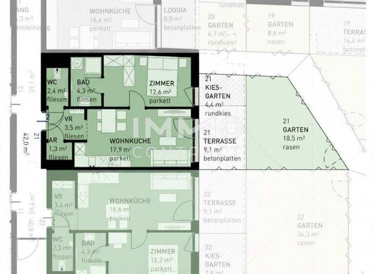 Wohnung zum Kauf - Erstbezug 281.500 € 2 Zimmer 42 m² EG frei ab 30.06.2028 Wulzendorfstraße 101 Wien 1220
