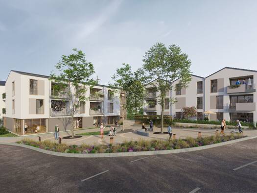 Wohnung zum Kauf - Neubau 411.000 € 2 Zimmer 67,7 m² 1. Geschoss Schallbacher Straße 2 - 4 Rümmingen 79595