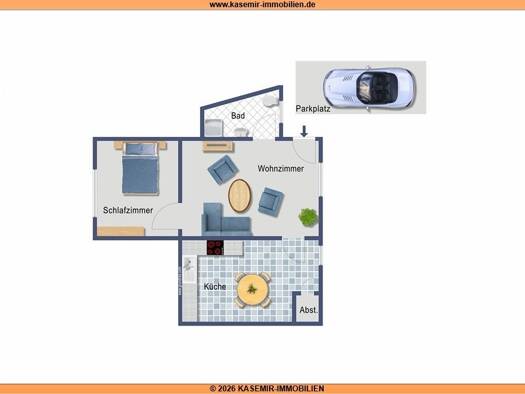 Wohnung zur Miete 320 € 2 Zimmer 59 m² frei ab sofort Holzfeld Boppard 56154