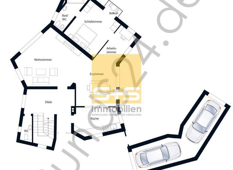 Mehrfamilienhaus zum Kauf 425.000 € 8 Zimmer 239 m² 740 m² Grundstück Wehrda Marburg / Wehrda 35041