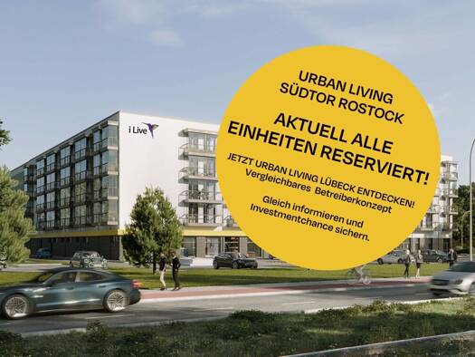 Wohnung zum Kauf - Erstbezug provisionsfrei 147.003 € 1 Zimmer 20,2 m² 3. Geschoss Südstadt Rostock 18059
