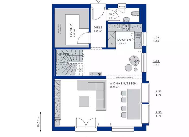 Haus zum Kauf 461.678 € 4 Zimmer 122 m² 208 m² Grundstück Hargesheim 55595