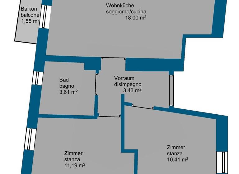 Wohnung zum Kauf 140.000 € 3 Zimmer 75 m² frei ab sofort Castelnuovo Berardenga