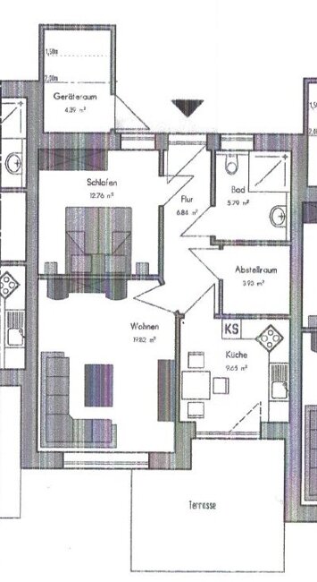 Reihenmittelhaus zum Kauf 249.000 € 2 Zimmer 57 m²<br/>Wohnfläche 185 m²<br/>Grundstück Südende I Rastede 26180