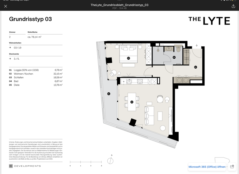 Wohnung zum Kauf - Erstbezug provisionsfrei 1.145.000 € 2 Zimmer 78,2 m² 5. Geschoss frei ab 01.03.2026 Hübenerstraße 8 HafenCity Hamburg 20457