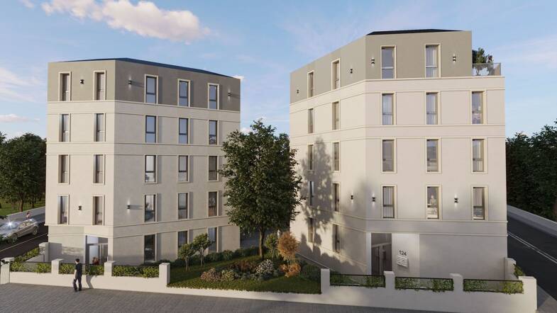 Wohnung zum Kauf - Neubau provisionsfrei als Kapitalanlage geeignet 249.000 € 1,5 Zimmer 39,4 m² Südstadt Fürth 90763