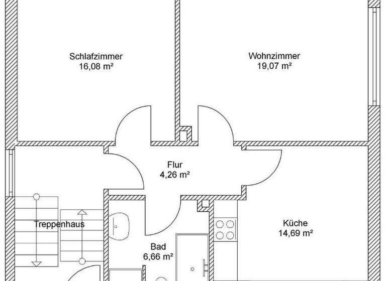 Wohnung zur Miete 490 € 2,5 Zimmer 59 m² EG Rothenstadt Weiden i.d.OPf. 92637