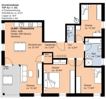 Wohnung zur Miete 1.892 € 4 Zimmer 97 m²<br/>Wohnfläche 1.<br/>Geschoss Röthis 6832