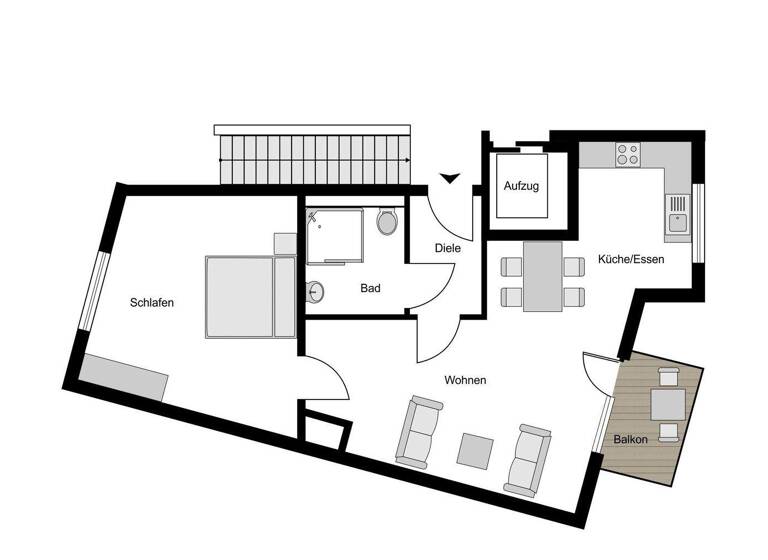 Wohnung zum Kauf 329.000 € 4,5 Zimmer 123,2 m² 1. Geschoss Langendreer Bochum 44892