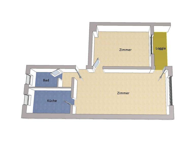 Wohnung zum Kauf 253.000 € 2 Zimmer 68 m² 1. Geschoss Reinickendorf Berlin 13409