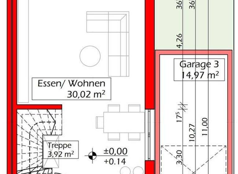 Reihenendhaus zur Miete 1.490 € 5,5 Zimmer 135 m² 200 m² Grundstück frei ab sofort Kelterstr. 1 Scheuern Gernsbach 76593