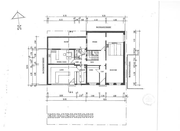 Gewerbeobjekt zum Kauf als Kapitalanlage geeignet 490.000 € 9 Zimmer 585 m² 236 m² Grundstück Ortsgebiet Sasbach 77880