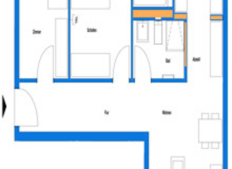 Wohnung zur Miete 1.147 € 3 Zimmer 93,7 m²<br/>Wohnfläche 1.<br/>Geschoss 01.07.2025<br/>Verfügbarkeit Rheinallee 4 g Süd / Stadtbezirk 124 Ludwigshafen am Rhein, Süd 67061