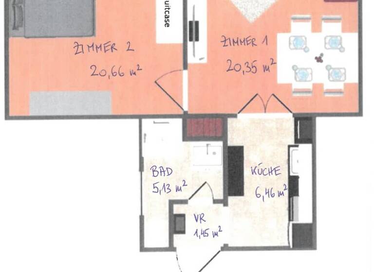 Wohnung zum Kauf 398.000 € 2 Zimmer 54,1 m² 2. Geschoss Wien 1030