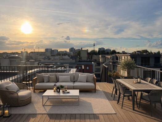 Penthouse zum Kauf - Erstbezug 899.000 € 3 Zimmer 78 m² 5. Geschoss Friedrichshain Berlin / Friedrichshain 10243