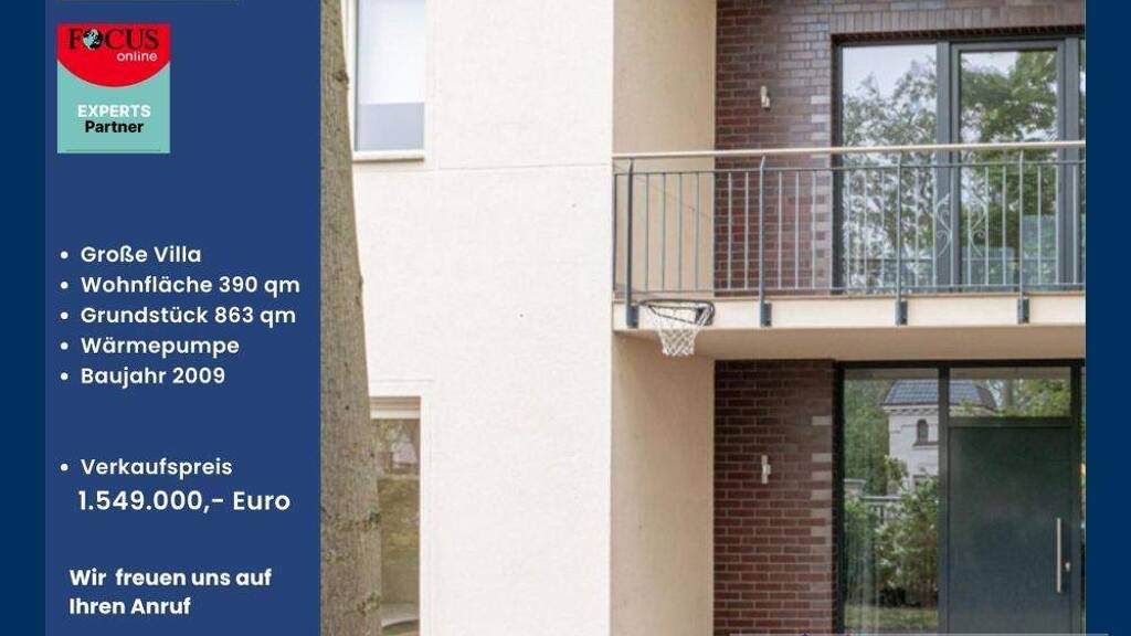 Villa zum Kauf 1.549.000 € 10 Zimmer 380 m² 863 m² Grundstück Leutzsch Leipzig / Leutzsch 04179