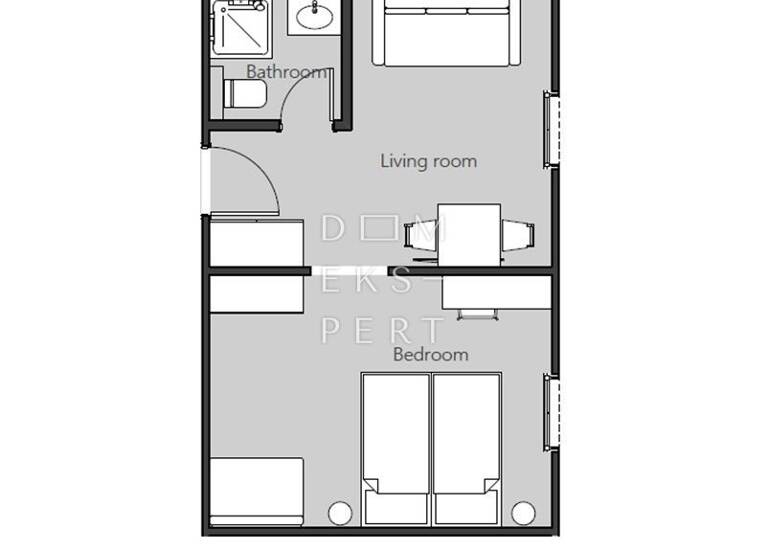 Studio zum Kauf 186.368 € 1 Zimmer 29 m² 2. Geschoss Crikvenica 51260