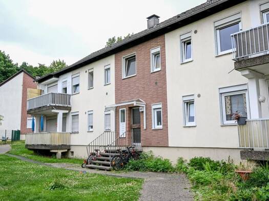 Wohnung zur Miete nur mit Wohnberechtigungsschein 313 € 2 Zimmer 57,9 m² EG frei ab sofort Denkhauser Höfe 65 Dümpten Mülheim/Ruhr 45475