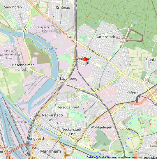 Grundstück zum Kauf 385.000 € 568 m²<br/>Grundstück Waldhof - Mitte Mannheim / Waldhof 68305