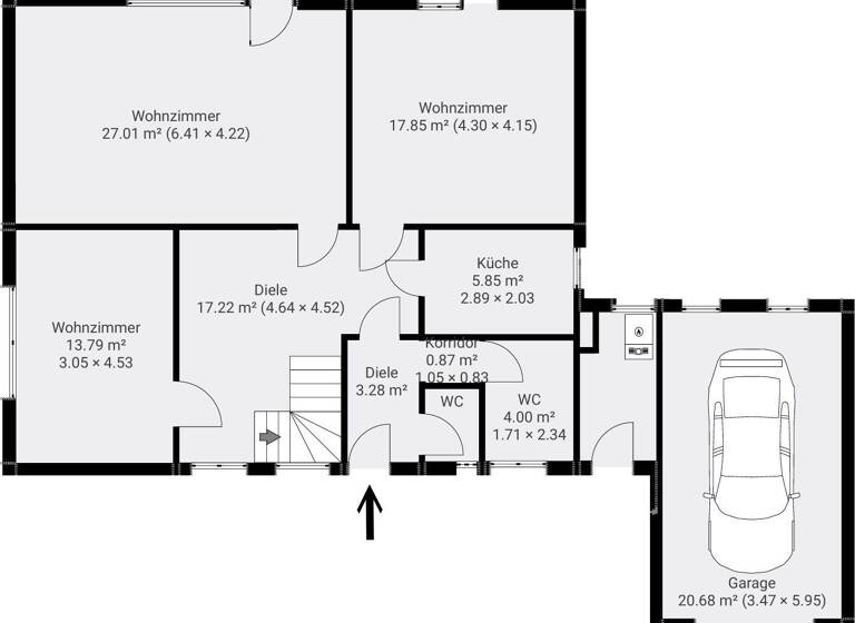 Einfamilienhaus zum Kauf provisionsfrei 269.000 € 6 Zimmer 142 m² 945 m² Grundstück Ahlhorn Großenkneten / Ahlhorn 26197