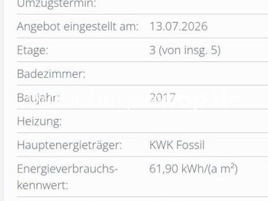 Wohnung zur Miete Tauschwohnung 1.309 € 4 Zimmer 96 m² 3. Geschoss Karlshorst Lichtenberg 10318
