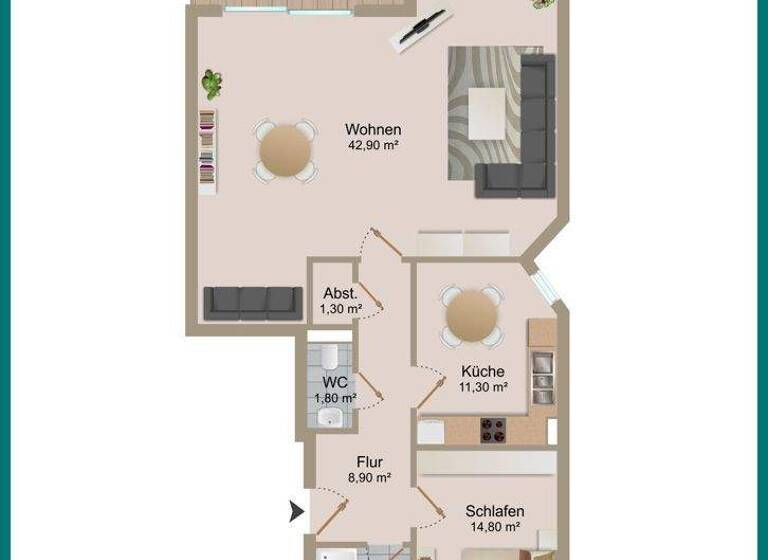 Wohnung zum Kauf 479.000 € 2 Zimmer 95 m² 1. Geschoss Döse Cuxhaven / Döse 27476