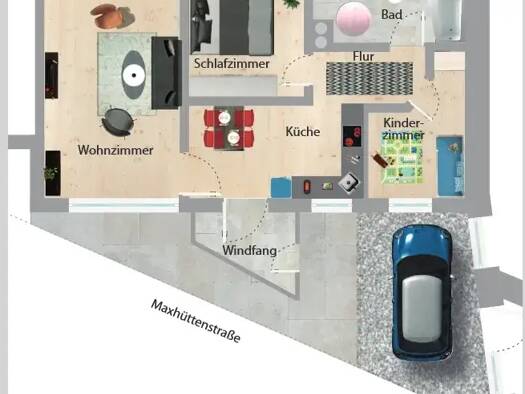 Wohnung zum Kauf als Kapitalanlage geeignet 110.000 € 3 Zimmer 58 m² Bergen 83346
