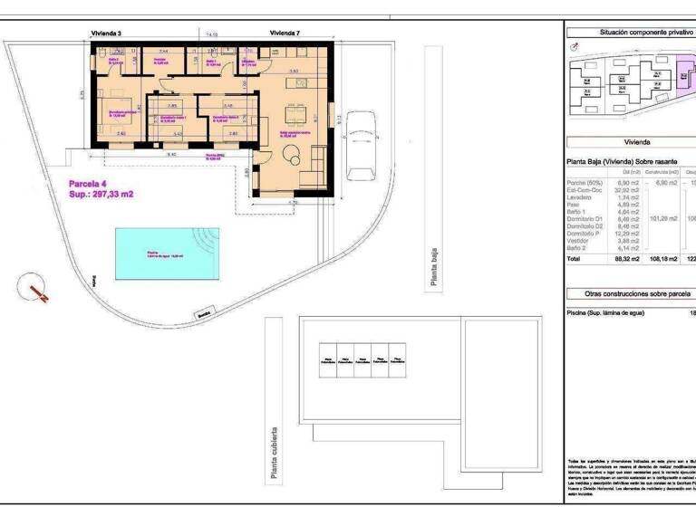 Villa zum Kauf - Erstbezug provisionsfrei 453.000 € 4 Zimmer 101 m² 297 m² Grundstück Daya Nueva
