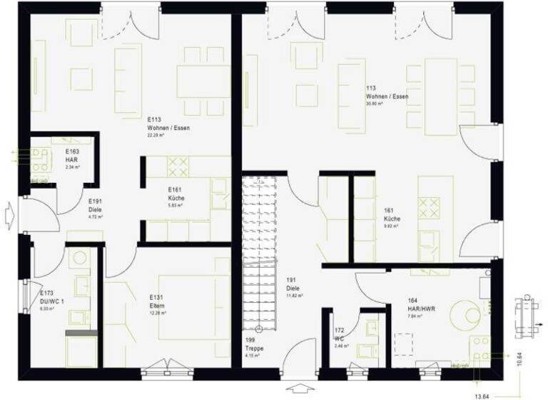 Mehrfamilienhaus zum Kauf provisionsfrei 581.729 € 6 Zimmer 232 m² 545 m² Grundstück Laichingen 89150