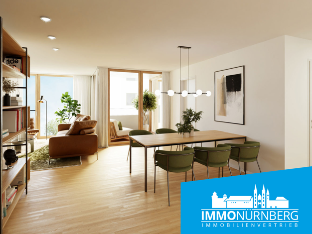 Wohnung zur Miete - Erstbezug 1.679 € 4 Zimmer 101,2 m² 1. Geschoss frei ab 01.11.2025 Äußere Sulzbacher Straße 164 St Jobst Nürnberg 90491