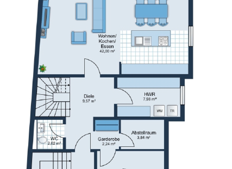 Maisonette zur Miete 1.670 € 5 Zimmer 152 m² 2. Geschoss frei ab 01.06.2026 Rheindahlen Mönchengladbach 41179