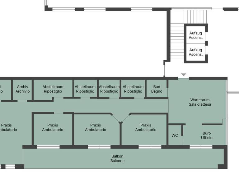Büro zur Miete 2.500 € Kreuzgasse 10 Brixen 39042