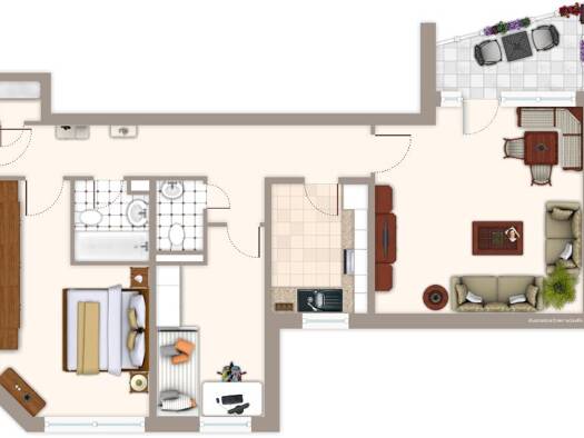 Wohnung zur Miete 769 € 3 Zimmer 80,9 m² 2. Geschoss Hoemenstraße 27 Odenkirchen Mönchengladbach 41199