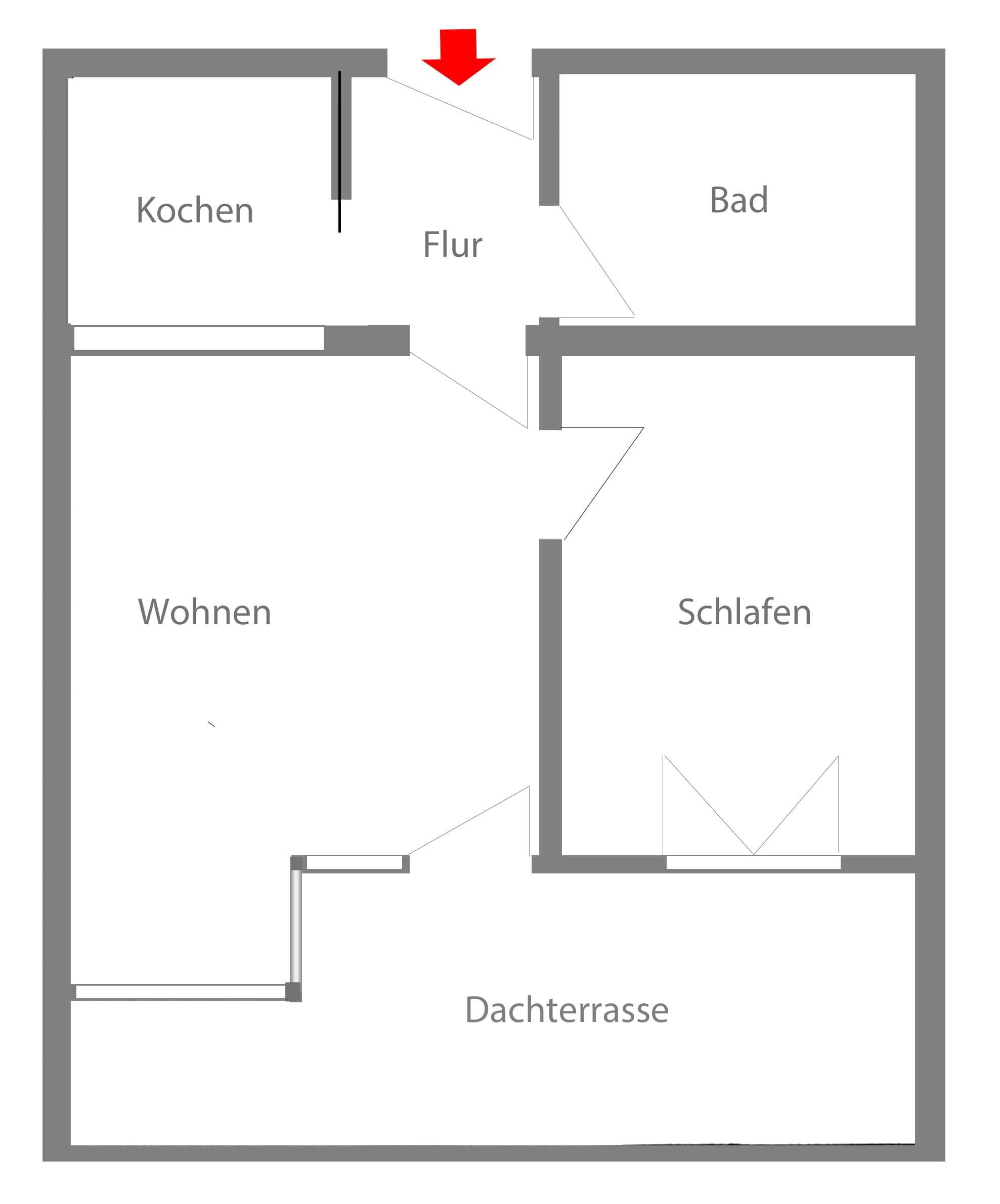 Wohnung zur Miete 520 € 2 Zimmer 54 m²<br/>Wohnfläche 3.<br/>Geschoss ab sofort<br/>Verfügbarkeit Bad Staffelstein Bad Staffelstein 96231