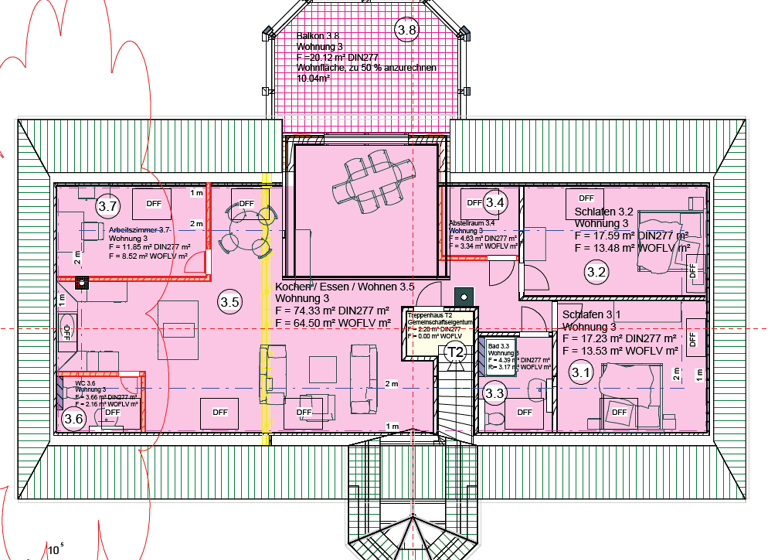 Wohnung zur Miete 1.400 € 4 Zimmer 118,3 m² 1. Geschoss frei ab 01.03.2026 Büsumer Deichhausen 25761