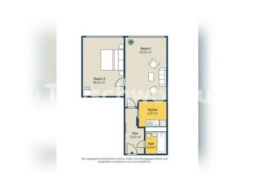 Wohnung zur Miete Tauschwohnung 375 € 2 Zimmer 49 m² 1. Geschoss Zentrum-Ost Leipzig 04103