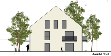 Wohnung zum Kauf - Erstbezug provisionsfrei 465.000 € 2 Zimmer 58,6 m² Dachgeschoss, 2. Geschoss frei ab sofort Krähenhorst 10 Heiligenloh Erlangen 91056