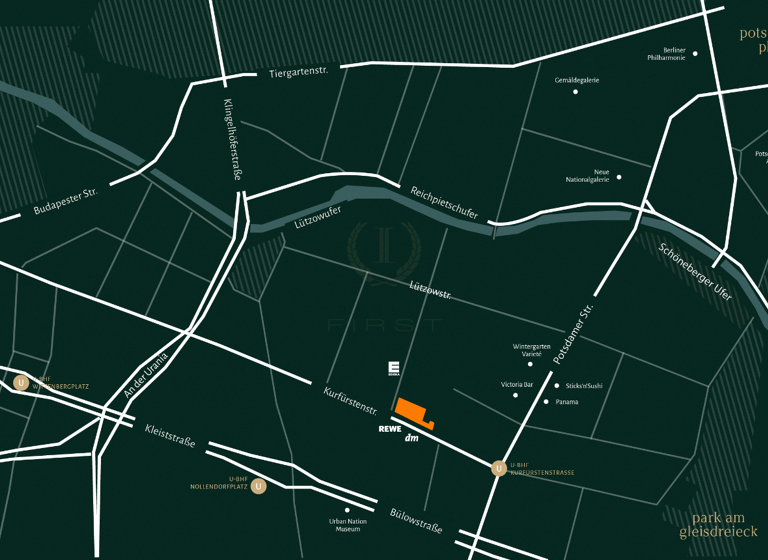 Wohnung zum Kauf 805.917 € 3 Zimmer 83,3 m² 2. Geschoss Berlin 10785