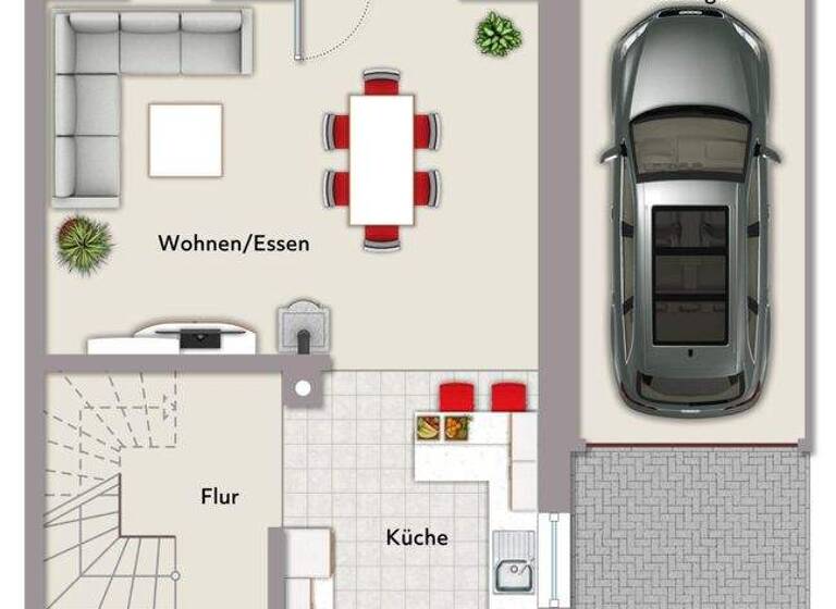 Doppelhaushälfte zum Kauf - Erstbezug provisionsfrei 448.969 € 4 Zimmer 119,8 m² 260,5 m² Grundstück Königsborn Unna 59425