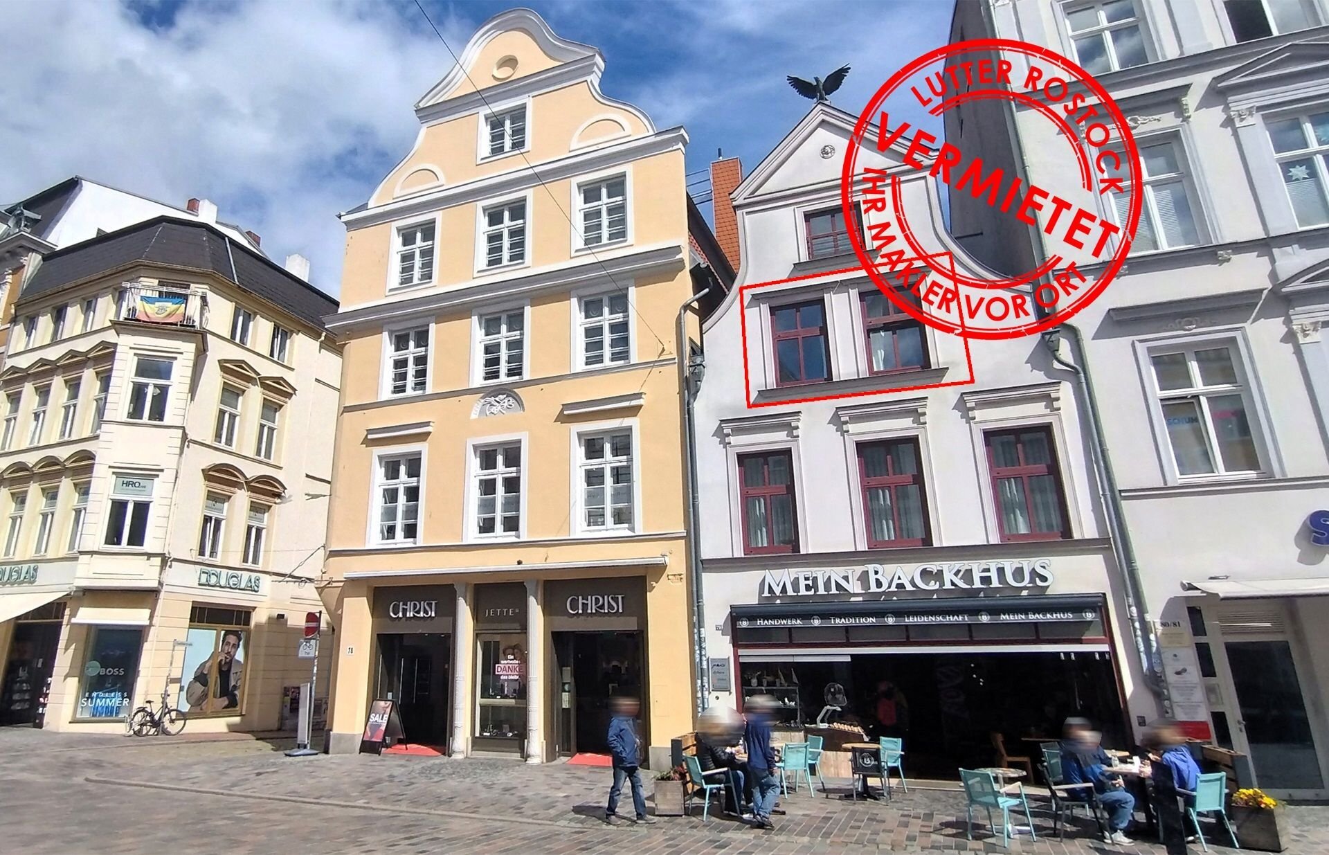 Büro-/Praxisfläche zur Miete 70,4 m²<br/>Bürofläche Stadtmitte Rostock 18055