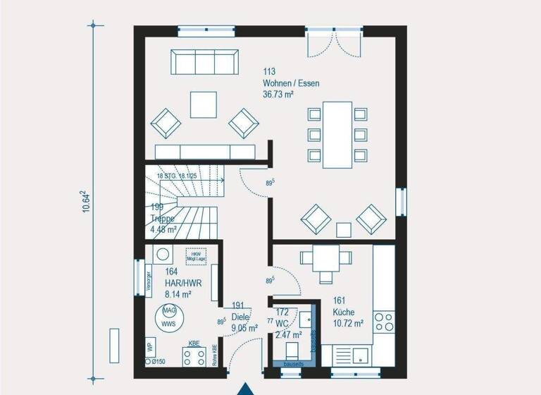 Einfamilienhaus zum Kauf provisionsfrei 592.213 € 5 Zimmer 142,3 m² 433 m² Grundstück Weißensberg 88138