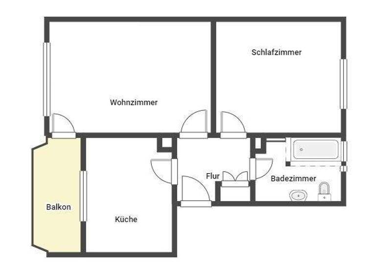Wohnung zur Miete 759 € 3 Zimmer 66,1 m² EG frei ab 02.04.2026 Briandstraße 9A Kandel 76870