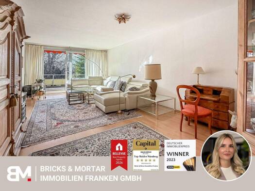 Wohnung zum Kauf 395.000 € 3,5 Zimmer 110 m² 2. Geschoss Maxfeld Nürnberg 90409