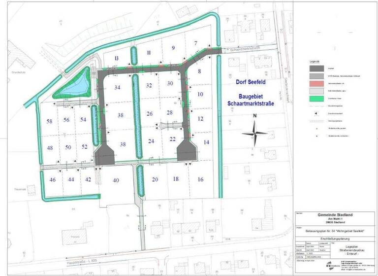 Grundstück zum Kauf 45.360 € 560 m² Grundstück Seefeld Stadland 26937