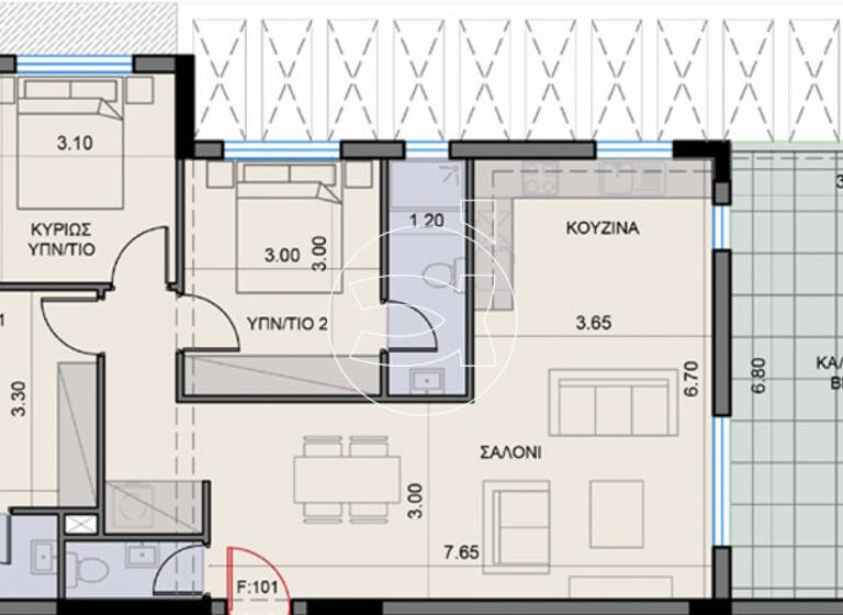 Wohnung zum Kauf 315.000 € 5 Zimmer 134 m² Aradippou
